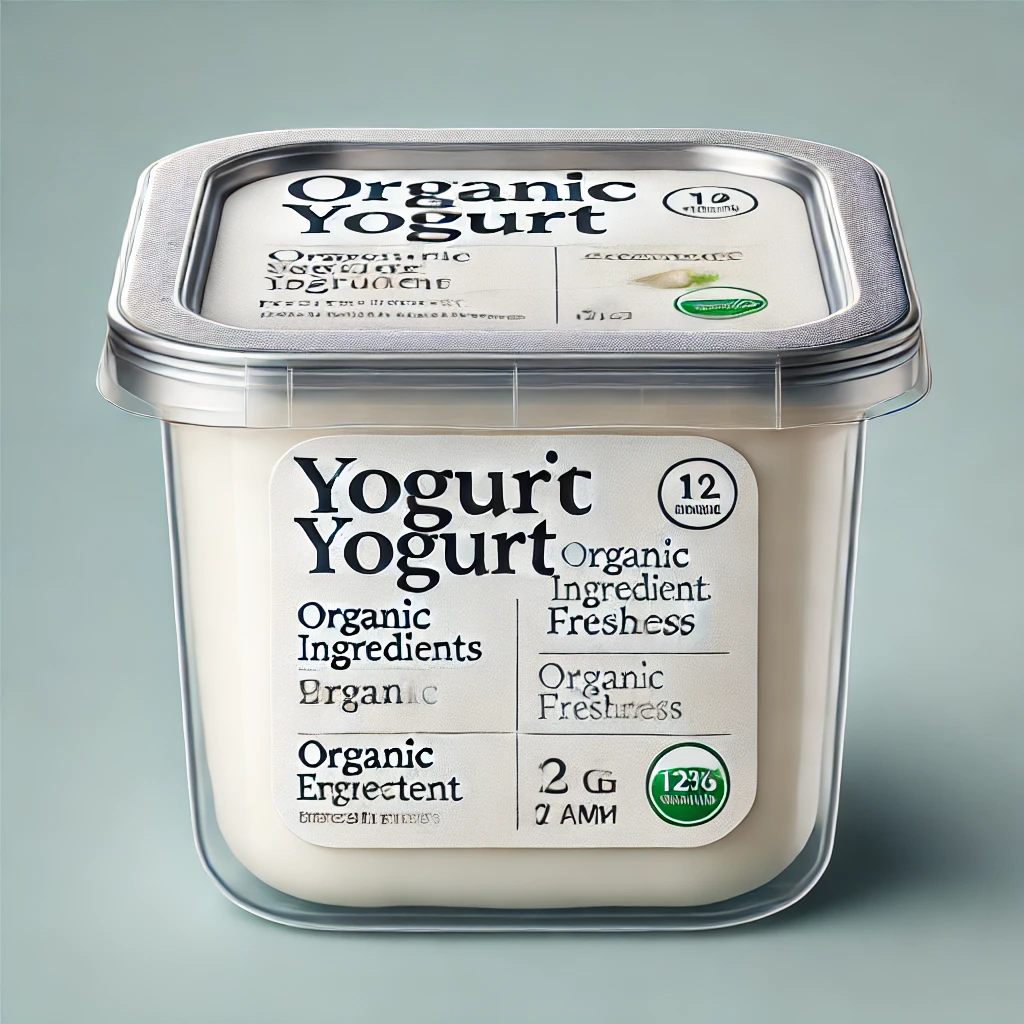 Square Yogurt Container